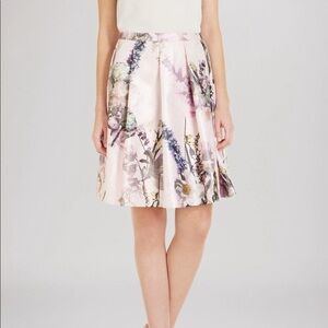 Ted Baker London Quincci Floral Metallic Skirt